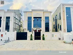 Villa for sale | ajman| al helio2 area | 5 master rooms, majlis, 2 halls, roof | freehold | 0 regist