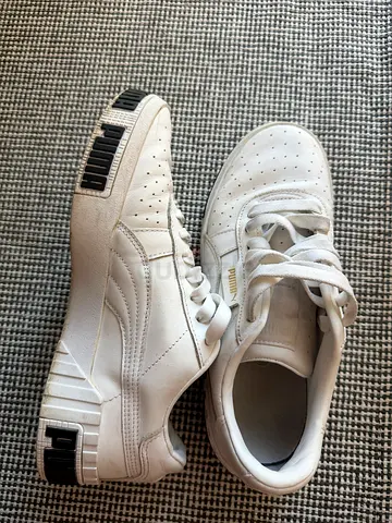 White Puma Cali Sneakers