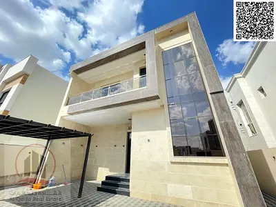 For sale, a villa in Ajman Al Helio 1 , 3 master rooms, a Majles room, a hall, maid room, freehold for all nationalities, Installment with out