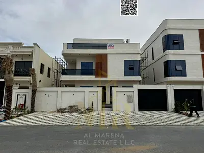 Luxury villa for sale in Al Aaliyah | 7 master bedrooms | 6,600 sq ft built-up area | Two floors and a roof terrace | Freehold ownership | Price inclu