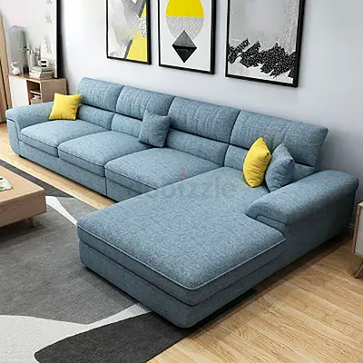 New premium high Quality 3 seater L shape sofa bed with storage