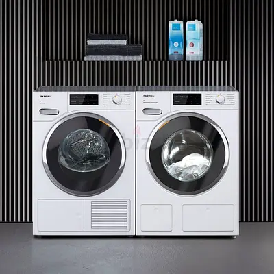 German Miele W1 WWI860 WPS PowerWash TwinDos 9 kg Washer / T1 TWF760WP EcoSpeed GreenPerformane 8 kg