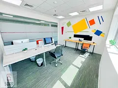 Spacious Furnished Office | City View | Barsha Heights