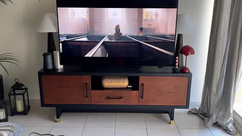 Custom Made Wooden TV Cabinet / Media Console with Storage