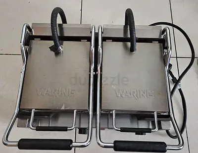 Waring Double Contact Grill / Panini Press - Commercial Stainless