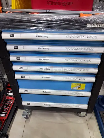 7 Drawer Mixed Hand Tools Trolley