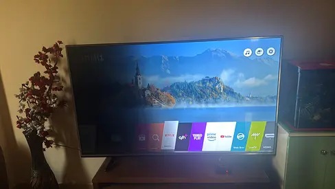 65-inch Smart LED TV in Good Condition only backlight need to change