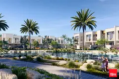 Elegant Living Green Surroundings Modern Serene
