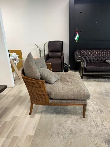Amazing High End Wicker back Indoor - Outdoor Lounge chair