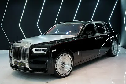 2018 Phantom VIII, Bespoke Audio, Rear Entertainment, Brushed Steel Bonnet, GCC Specs!!