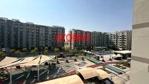 Semi Furnished 1BR | Pool View | Lawnz by Danube