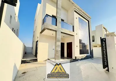 A spacious and well-designed villa is available for annual rent in Al Amerah, Ajman, ready for imme