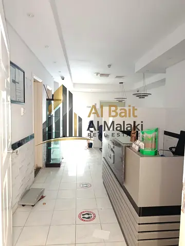 For annual rent Area: Al Majaz 2 (Al Qasba) Clinic Bathrooms: 2 Area: 1100 sq. ft. Air Conditioning