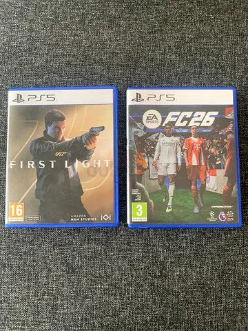 007 first light and fc26 ps5 Disc