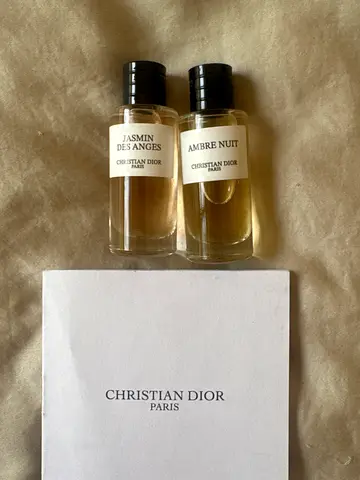 Christian Dior Ambre Nuit and Jasmin Des Anges Miniature Fragrance Set