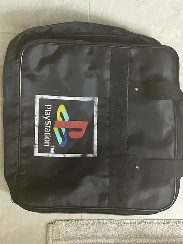 Original PlayStation Carrying Bag with Logo - Okay Condition
