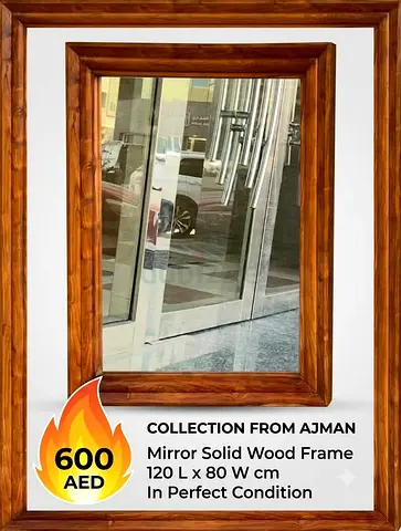 Mirror solid wood framed