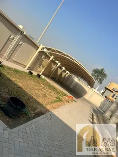 Luxury corner villa for annual rent in Al Falaj (Al Raqqa suburb); 10,000 sq. ft. plot and 7,750 sq.