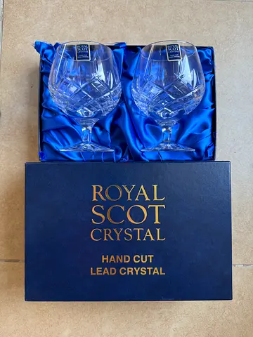 Royal Scot Crystal glasses