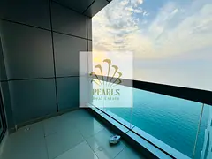 Sea View 2BR Flat in Corniche Tower Ajman - Free A/C, Gym, Pool & Parking - 3 Baths - Balcony - 70K 
