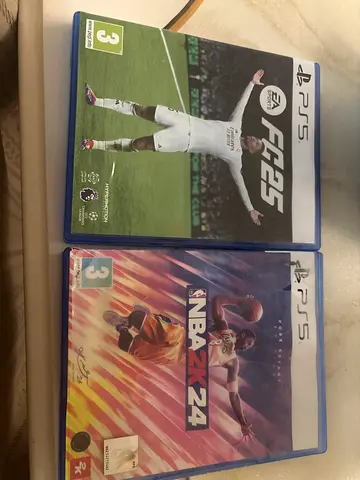 PS5 Games: FC24(FIFA) and NBA 2K24 - Complete Cases
