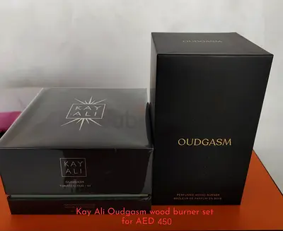 Kay Ali Oudgasm perfumed wood burner set - unused in box