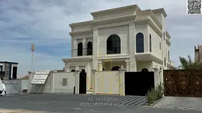 Strategic location in Al Aaliyah, Ajman | 6 master bedrooms | Two floors and a roof terrace | Outdoo