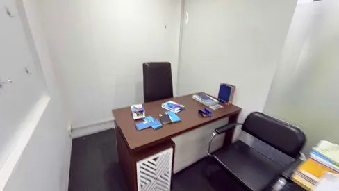 100 SFT fully furnished office 24/7 access with all amenities for AED 12000 Yearly