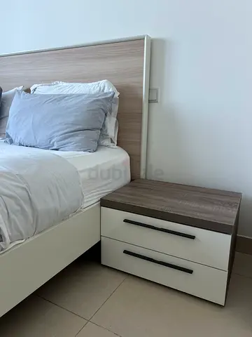Bed and bedside tables