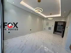 2BR + Hall for annual rent in Al Hamidiya, Ajman. Brand-new building, first tenant, balcony, 2 bathr
