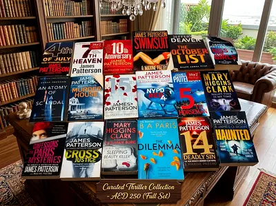 Curated Thriller Book Collection — Full Set of James Patterson & Co.