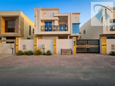 Deluxe-finished villa for rent, located opposite the entrance to Al Rahmaniya, Sharjah.