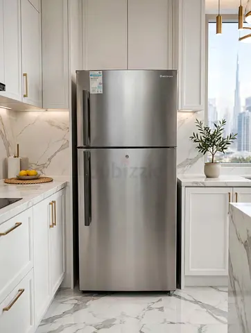 Top-freezer Stainless Steel Refrigerator - Good Condition