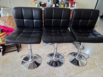 Adjustable bar stools - set of 3