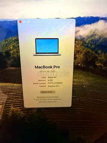 MacBook Pro 13-inch (M1, 2020) - 8GB RAM