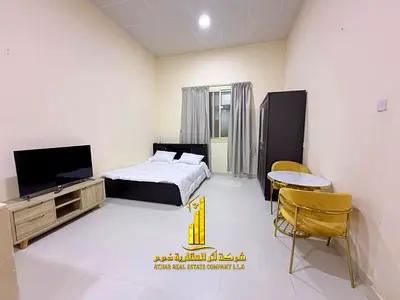 استديو مفروش للإيجار الشهري في عجمان الروضة 2 | شارع الشيخ عمار ✔️ شامل الفواتير و الإنترنت⚡📶 جاهزة للسكن فورا ✅