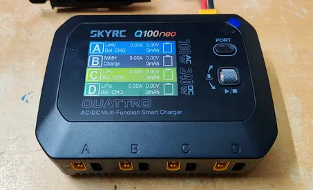 SkyRC Q100 Neo Quattro AC/DC Multi-Function Smart Charger (4-channel) - Brand New