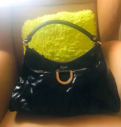 100% authentic Gucci Abbey D-Ring Hobo Shoulder Bag Blk