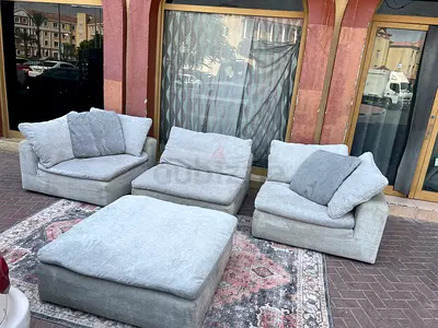 Pan Emirates feather filled sofa
