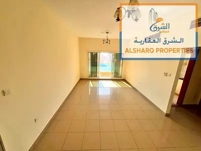 Two bedrooms plus living room, 3 bathrooms, 2 master bedrooms, 2 balconies, central air conditioning, prime location, easy access to Dubai and Sharjah