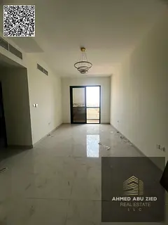 Luxury 2BR Hall apartment for annual rent in Al Rawda 3 Ajman; master room, 3 baths, storage, 2 balc
