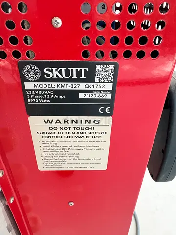 Skutt KMT-827 Kiln 230/400V 3-Phase Ceramic Kiln - Good Working Condition