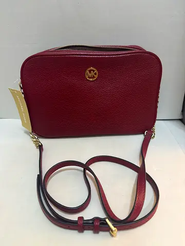 Michael Kors Large East West cherry leather crossbody bag - fully new
