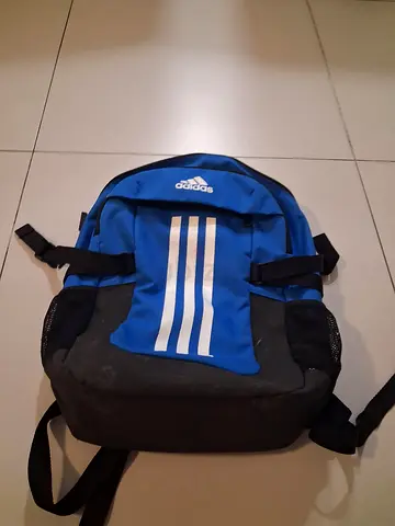 Adidas Blue and Black Sports Backpack