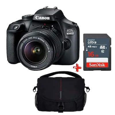 Canon 4000 D with tamron lens