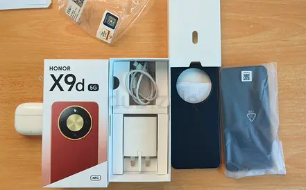 Honor X9D TRA Full Box with Buds and Accidental coverage