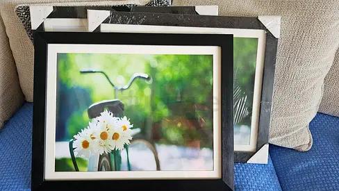 Set of 3 large wall picture frames