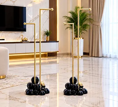 BOCA DO LOBO NEWTON TOWEL RACK × VERSACE I ♡ BAROQUE |Complete Luxury Statement Set