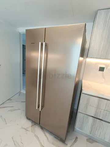 Samsung Side-by-Side Refrigerator - Stainless Steel, Good Condition