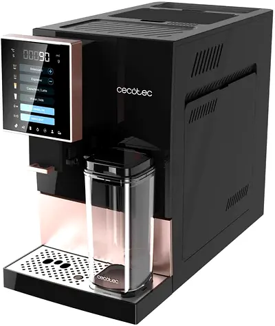 Cecotec Cremmaet Compactccino Black Rose Superautomatic Compact Coffee Machine. 1350W